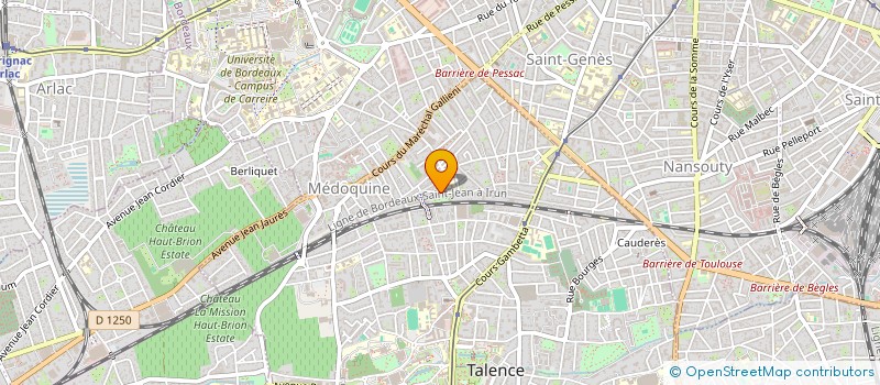 localisation de l'entreprise PERCEPTA TAI CHI CHUAN ET DEVELOPPEMENT PERSONNEL à TALENCE