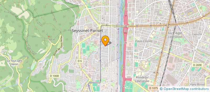 localisation de l'entreprise PERCEPTIOM à SEYSSINET-PARISET