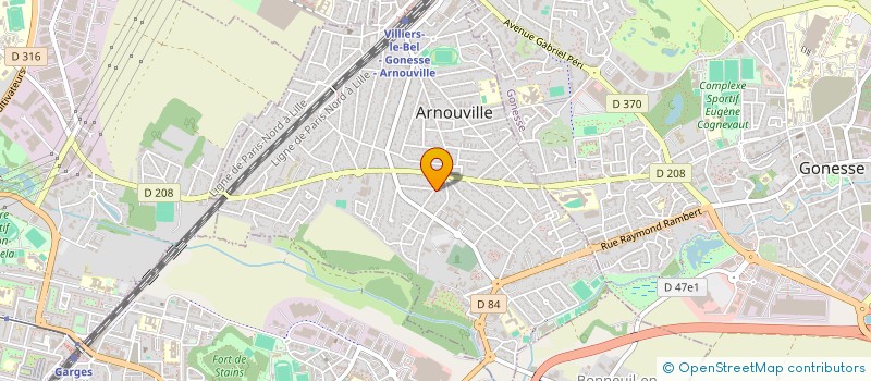 localisation de l'entreprise PERCEPTION  ARNOUVILLE