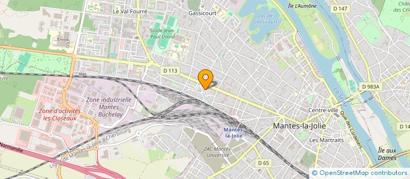 localisation de l'entreprise PERCEPTION  MANTES-LA-JOLIE