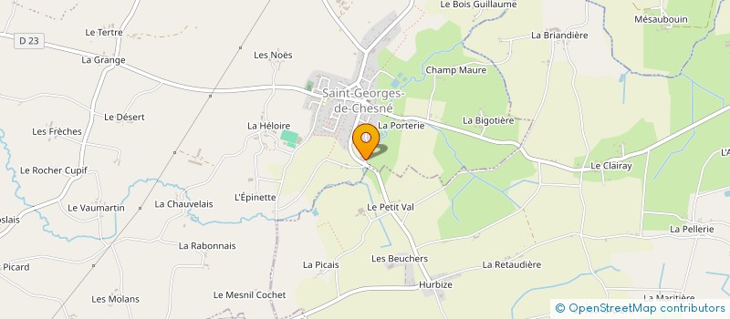 localisation de l'entreprise PERCEPTIONS D'INTERIEUR  RIVES-DU-COUESNON