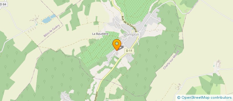 localisation de l'entreprise PERCET  DOMPTIN