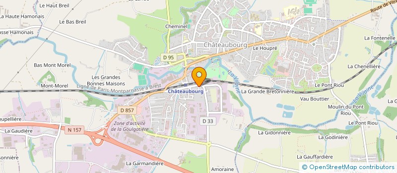 localisation de l'entreprise PERCEVAL à CHATEAUBOURG