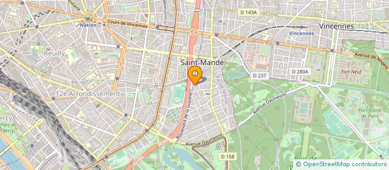 localisation de l'entreprise PERCEVAL à SAINT-MANDE