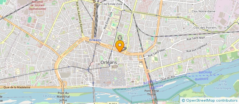 localisation de l'entreprise PERCEVAL à ORLEANS