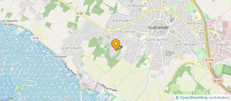 localisation de l'entreprise PERCEVAL  GUERANDE