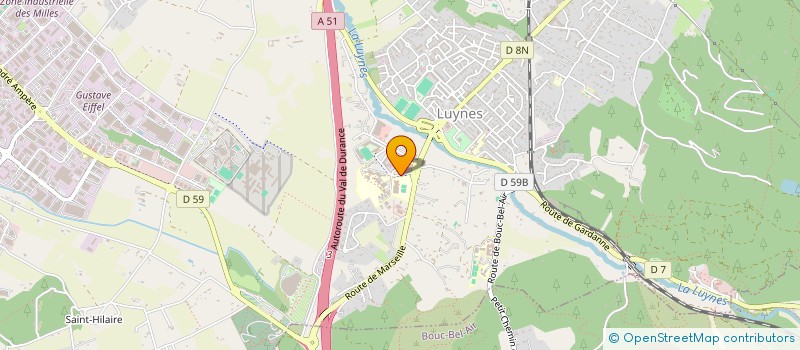 localisation de l'entreprise PERCEVAL IMMOBILIER à AIX-EN-PROVENCE