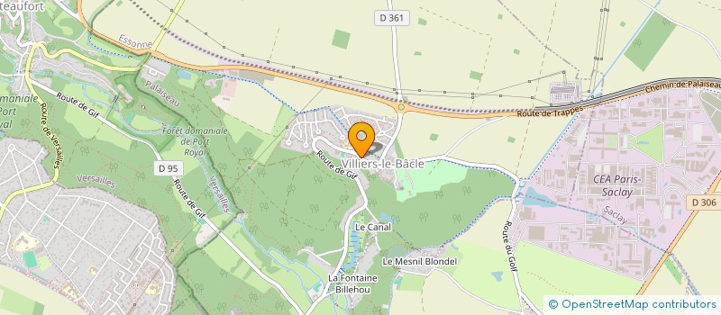 localisation de l'entreprise PERCEVAL TRADING  VILLIERS-LE-BACLE