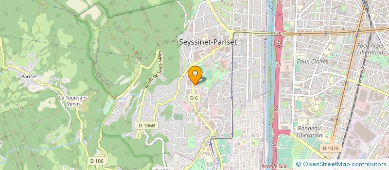 localisation de l'entreprise PERCEVALIERE AUTO à SEYSSINET-PARISET