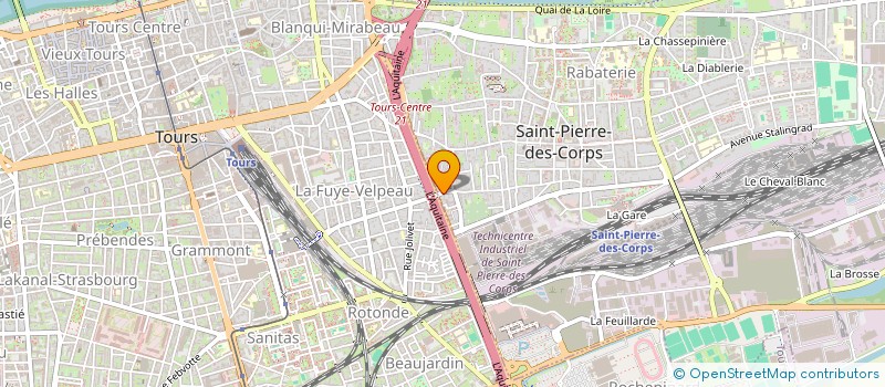 localisation de l'entreprise PERCEVERT  SAINT-PIERRE-DES-CORPS