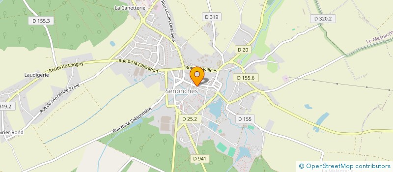 localisation de l'entreprise PERCH'CUP à SENONCHES