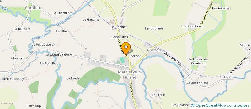 localisation de l'entreprise PERCHE AUTO à MAUVES-SUR-HUISNE
