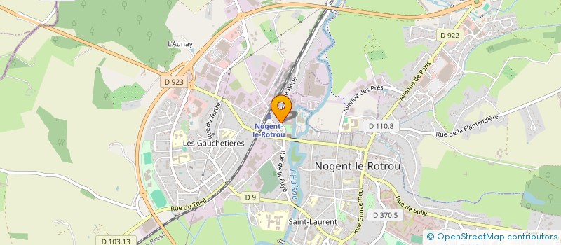 localisation de l'entreprise PERCHE AUTO RESTAURATION à NOGENT-LE-ROTROU