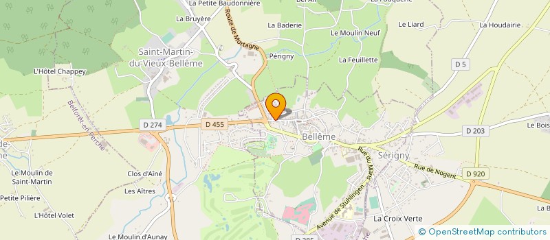localisation de l'entreprise PERCHE D'ANTAN à BELLEME
