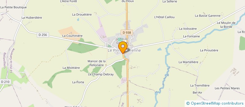 localisation de l'entreprise PERCHE DECO à LE PIN-LA-GARENNE