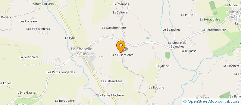 localisation de l'entreprise PERCHE DEVELOPPEMENT à LA CHAPELLE-SOUEF