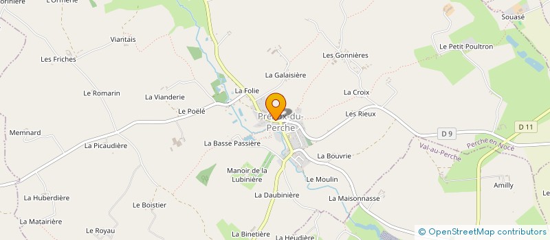 localisation de l'entreprise PERCHE EN ROCK à PERCHE-EN-NOCE