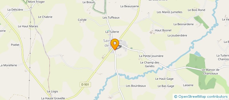 localisation de l'entreprise PERCHE ENTRETIEN SERVICES à SAINT-JOUIN-DE-BLAVOU