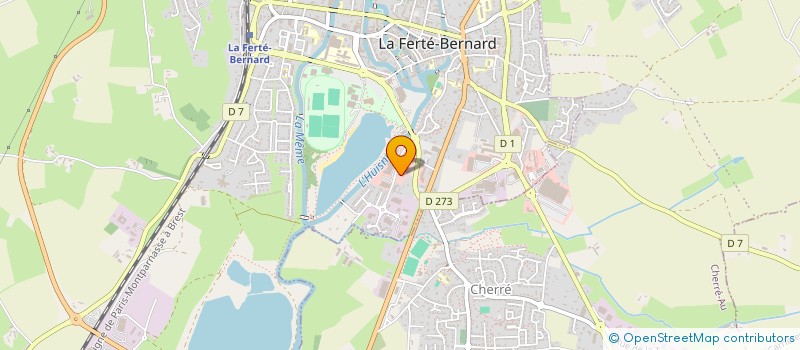 localisation de l'entreprise PERCHE FERMETURES  LA FERTE-BERNARD