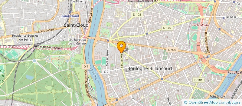 localisation de l'entreprise PERCHE GOUET à BOULOGNE-BILLANCOURT
