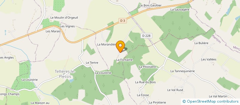 localisation de l'entreprise PERCHE HOME SERVICES à FERRIERES-LA-VERRERIE