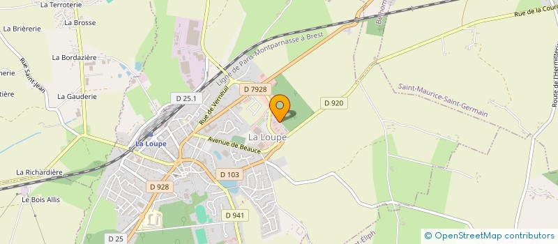 localisation de l'entreprise PERCHE RENOVATION à LA LOUPE