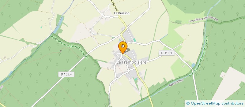 localisation de l'entreprise PERCHE SENONCHOIS HANDBALL à LA FRAMBOISIERE