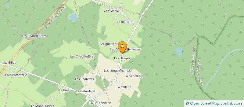 localisation de l'entreprise PERCHE TRANSPORTS à LONGNY LES VILLAGES