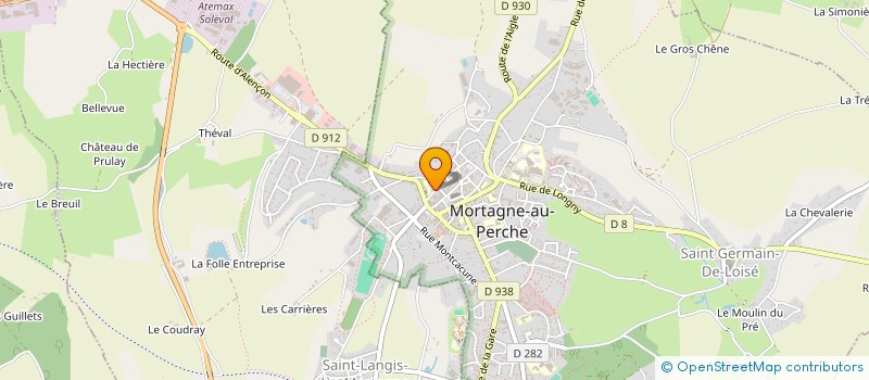 localisation de l'entreprise PERCHERONNE EDUC POPULAIRE à MORTAGNE-AU-PERCHE