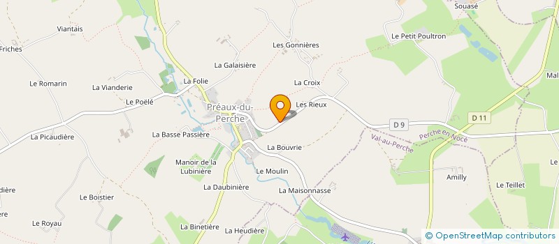 localisation de l'entreprise PERCHES DE NATURE à PERCHE-EN-NOCE