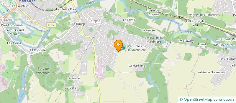 localisation de l'entreprise PERCHEY ET CRES  VEIGNE