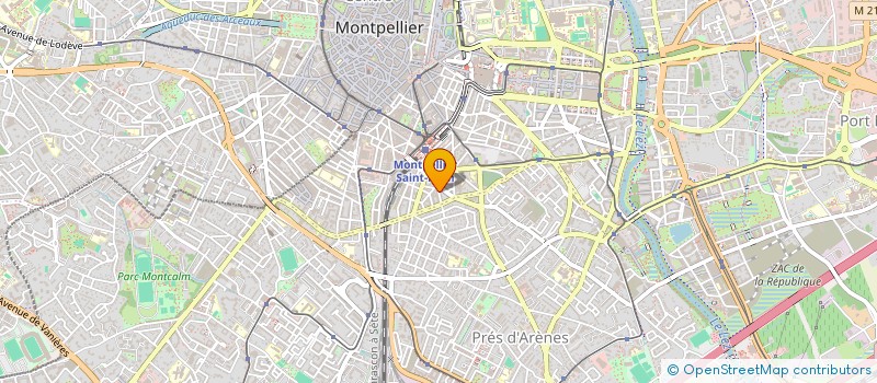 localisation de l'entreprise PERCHIM SARL à MONTPELLIER