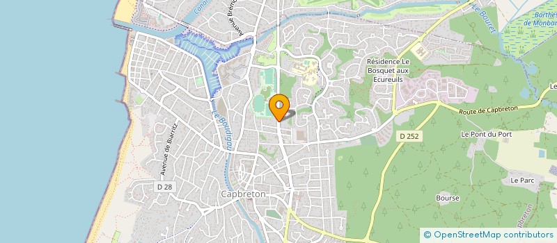 localisation de l'entreprise PERCHOIR DIGITAL  CAPBRETON