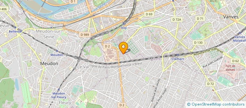 localisation de l'entreprise PERCOSAIR  CLAMART