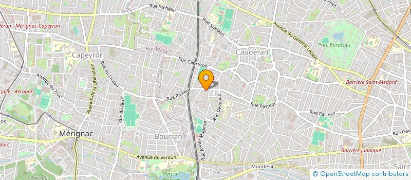 localisation de l'entreprise PERCOT-RAPAUD à BORDEAUX
