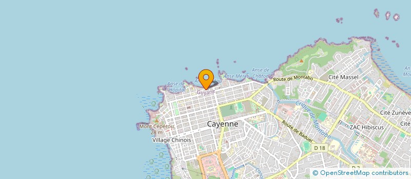 localisation de l'entreprise PERCOTTA  CAYENNE