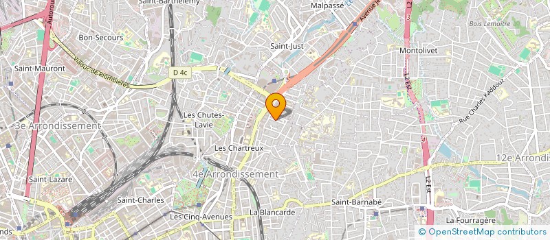 localisation de l'entreprise PERCU BAMBOO MARSEILLE  MARSEILLE