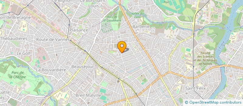 localisation de l'entreprise PERCU KIESSE à NANTES