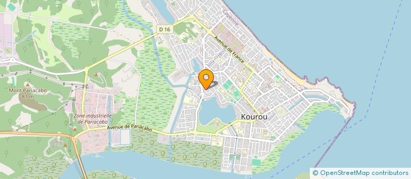localisation de l'entreprise PERCU PASSION à KOUROU