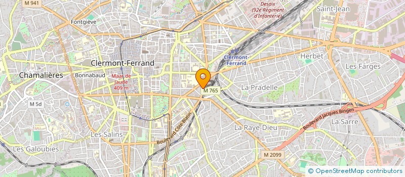 localisation de l'entreprise PERCUS MONDO  CLERMONT-FERRAND