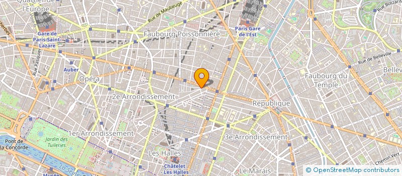 localisation de l'entreprise PERCUSSION  PARIS