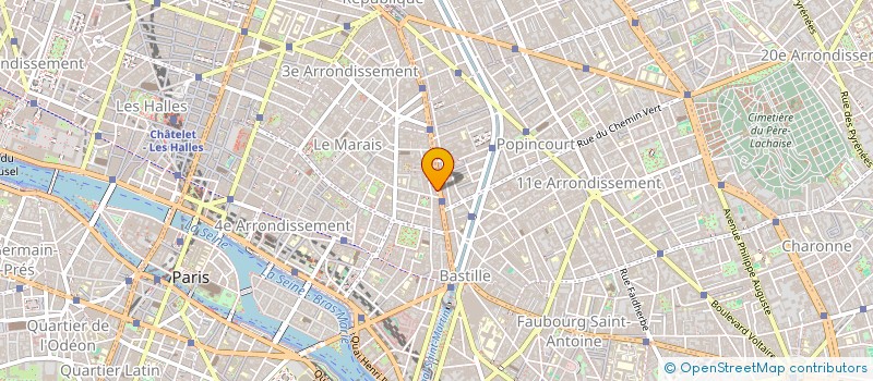 localisation de l'entreprise PERCUSSION PREMIERE à PARIS