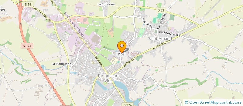 localisation de l'entreprise PERCY  TORIGNY-LES-VILLES