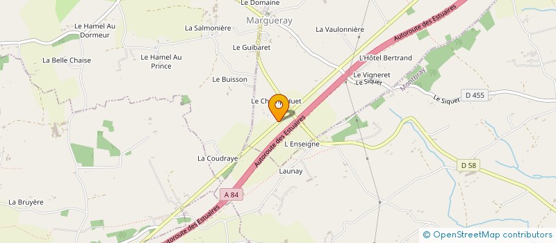 localisation de l'entreprise PERCY DISTRIBUTION  PERCY-EN-NORMANDIE