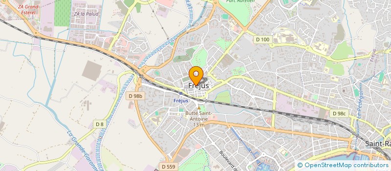 localisation de l'entreprise PERDEREAU & FILS  PUGET-SUR-ARGENS