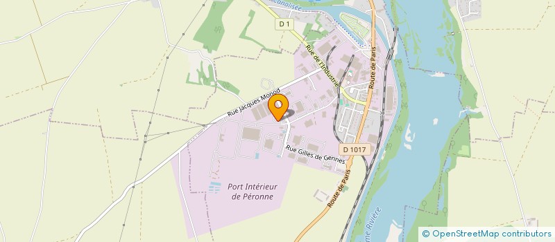 localisation de l'entreprise PERDIGEON-DAL à PERONNE