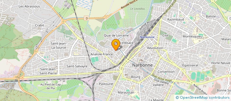 localisation de l'entreprise PERDIGUES FRERES SARL à NARBONNE