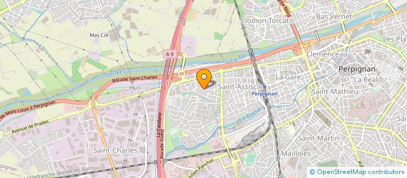 localisation de l'entreprise PERDONS PAS LE FIL ZONE BLANCHE à PERPIGNAN