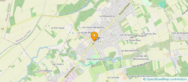 localisation de l'entreprise PERDOUX CECILE à CLERY-SAINT-ANDRE