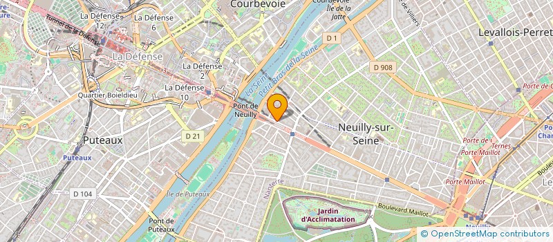 localisation de l'entreprise PERDRIAU JAIS à NEUILLY-SUR-SEINE